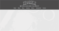 Desktop Screenshot of frankspizzanj.com